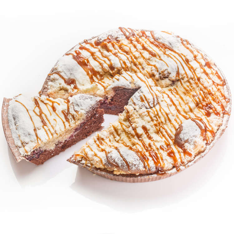 Пирог шоколадно- творожный с ягодой Творожная начинка со свежей ягодой на нежном шоколадном бисквите